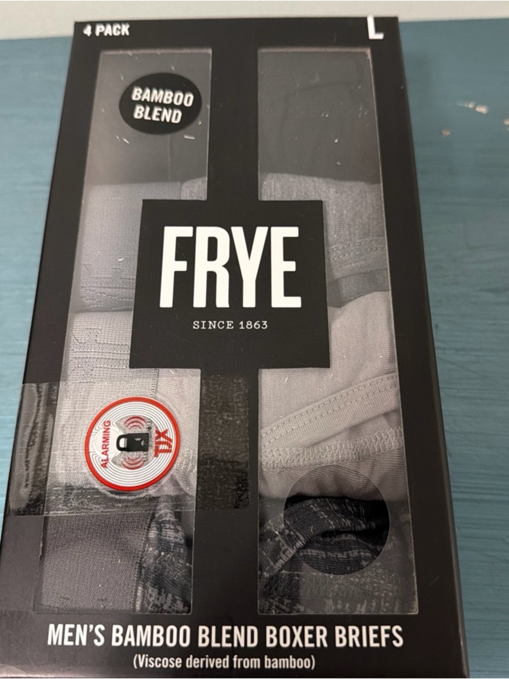 FRYE Men's Bamboo Blend Boxer Briefs - Gray